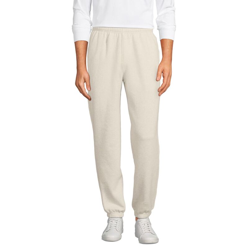 ランズエンド メンズ ボトムス カジュアルパンツ スウェットパンツ Men's Lands' End Seriousweats Drawstring Sweatpants Flax Heather ヘザー｜ReVida 店