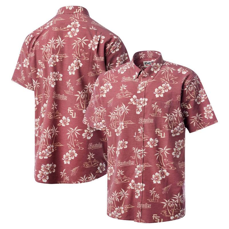 レインスプーナー メンズ トップス Tシャツ Men's Reyn Spooner Garnet Florida State Seminoles Classic Button-Up Shirt Fsu Red レッド