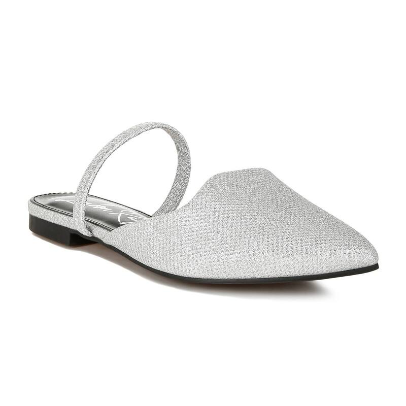 ロンドンラグ レディース シューズ サンダル London Rag Twiggy Women's Mule Flatsilver シルバー｜ReVida 店 11,186円