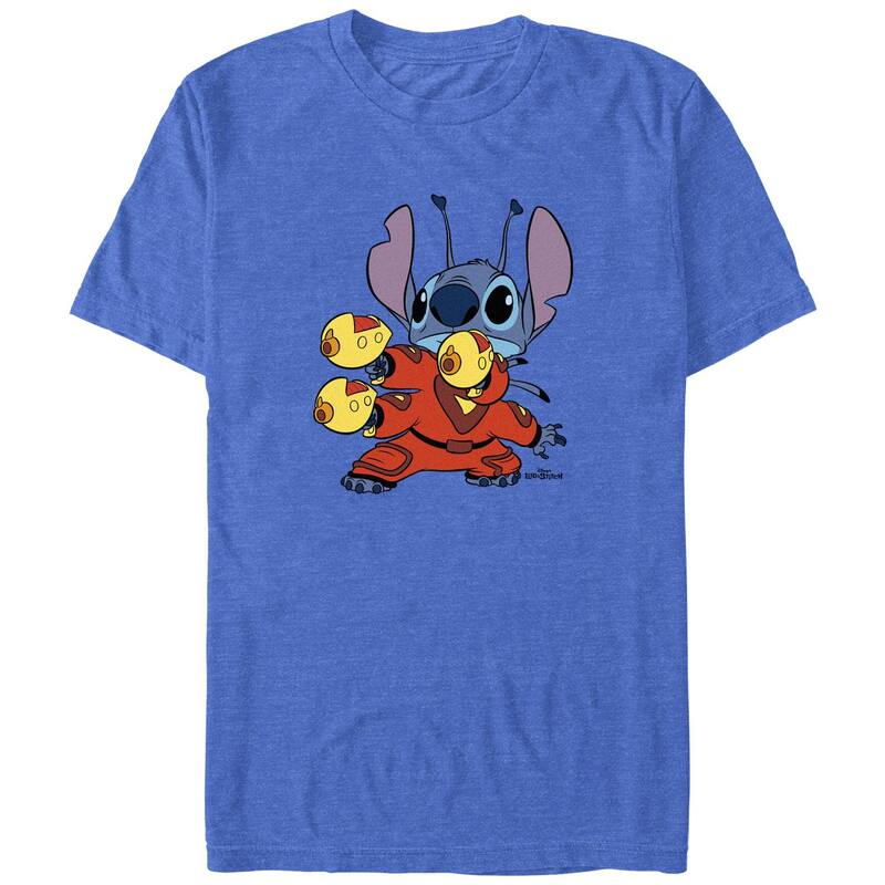 ウォルトディズニー メンズ トップス ティーシャツ トール グラフィック Disney\u0027s Lilo \u0026 Stitch Space Suit Stitch Big \u0026 Tall Graphic Tee Royal Heather ギョリュウモドキ トップス-メンズファッション-Tシャツ・カットソー
