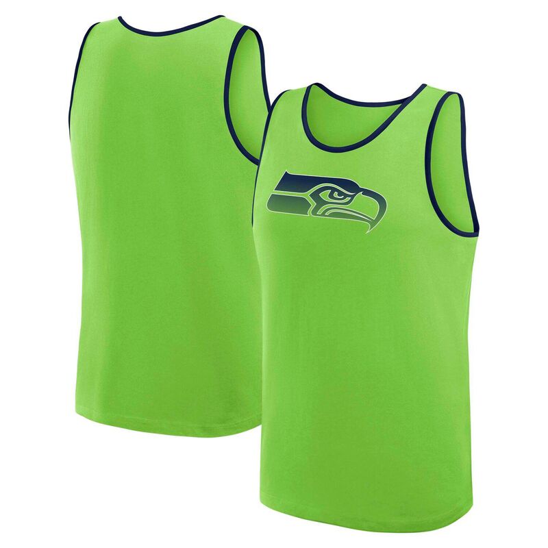 アンブランデッド メンズ トップス Tシャツ ロゴ Unbranded Men's Logo Athletic Neon Green Seattle Seahawks Unmatched Success Tank Top Sea Brt Gr ネオン\\1