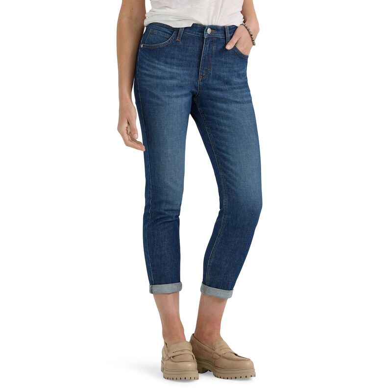 リー レディース ボトムス デニムパンツ ジーンズ Women's Lee Legendary 90s Tapered Jeans Dark Stream|ReVida 店