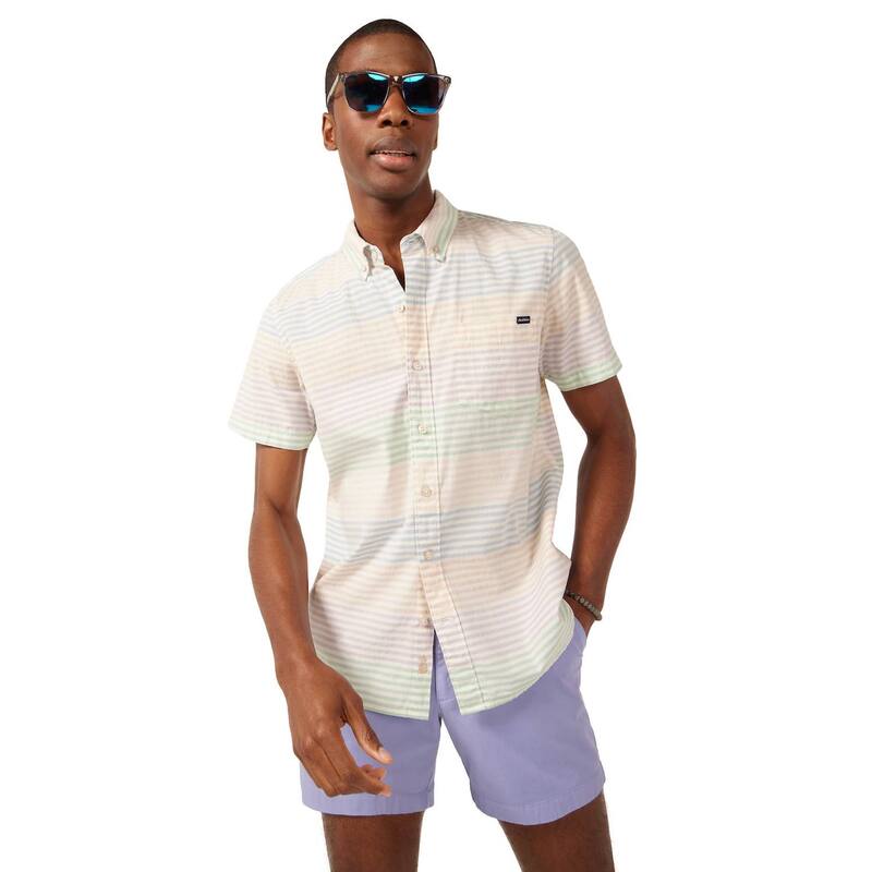 チャビーズ メンズ トップス Tシャツ Men's Chubbies Rayon Sunday Shirt Multi Stripe マルチカラー 15,525円