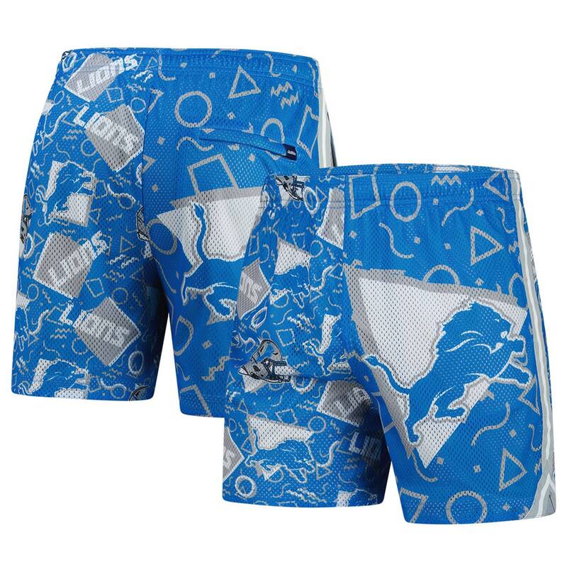 アンブランデッド メンズ ボトムス ハーフパンツ・ショーツ メッシュ ショートパンツ Unbranded Men's Chubbies Blue Detroit Lions Meshorts Lns Blue ブルー