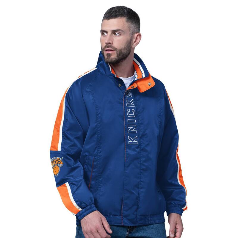 スターター メンズ アウター ジャケット・ブルゾン Men'starter Blue New Yorknicks Freestyle Lightweight Full-Zip Jacket Kni Blue ブルー
