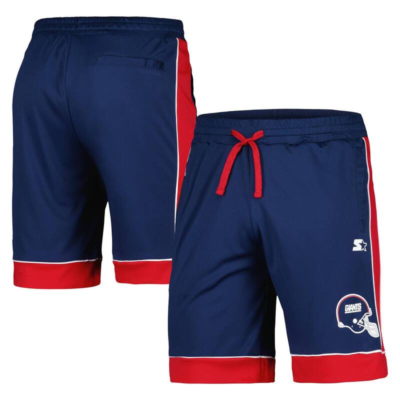 スターター メンズ ボトムス ハーフパンツ・ショーツ ヴィンテージ ショートパンツ Men'starteroyal/Red New York Giants Vintage Fan Favorite Shorts Gia Blue ブルー