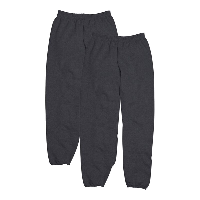 ヘインズ メンズ ボトムス カジュアルパンツ スウェットパンツ フリース Men's Hanes 2-Pack EcoSmart 32-in. Fleece Sweatpants Charcoal Heather チャコール