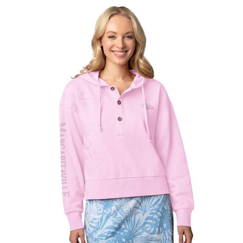 マルガリータビル レディース トップス Tシャツ パーカー Women's Margaritaville Pink Baltimore Ravens Islandream Solid Pullover Hoodie Rav Pink ピンク 15,525円