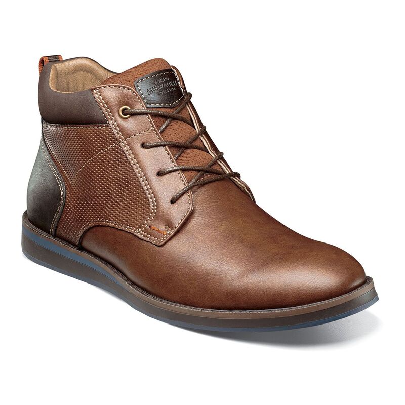 ノンブッシュ メンズ シューズ ブーツ・レインブーツ Nunn BushR Circuit Men Chukka Boots Cognac