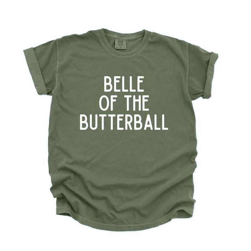 Simply Sage Market レディース トップス ティーシャツ Simply Sage Market Belle Of The Butterball Garment Dyed Tees Moss トップス-Tシャツ・カットソー