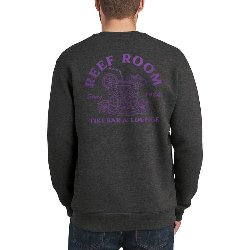 岩礁 メンズ トップス プルオーバー 汗水 フリース Men\u0027s REEF Hurricane Fleece Sweatshirt Heather Charcoal 濃灰色