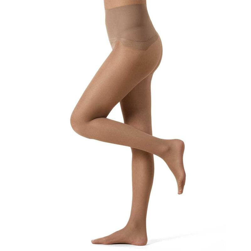 メモイ レディース アンダーお召しもの ソックス シアー MeMoi Women\u0027s Crystal Sheer Seamless Top 12-Denier Pantyhose Beige ベージュ