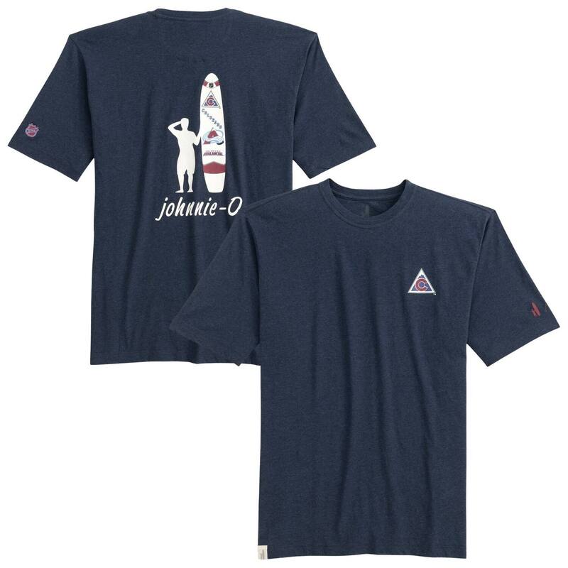 ジョニー オー メンズ トップス Tシャツ Men's johnnie-O Dark Grey Colorado Avalancheathered Spencer T-Shirt Ava Dark G グレー