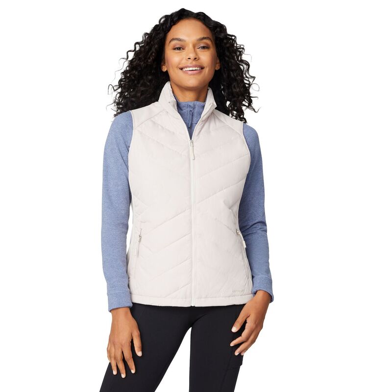フリー カントリー レディース アウター ジャケット・ブルゾン キルティング ベスト Free Country Women's Quilted Hybrid Vest Birch