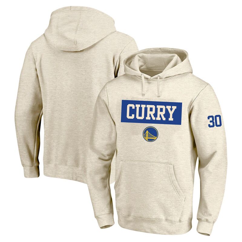 プロファイル メンズ トップス Tシャツ トール パーカー Men's Profile Stephen Curry Cream Golden State Warriors Big & Tall Player Double Face Tri-Blend Pullover Hoodie War Beige ベージュ