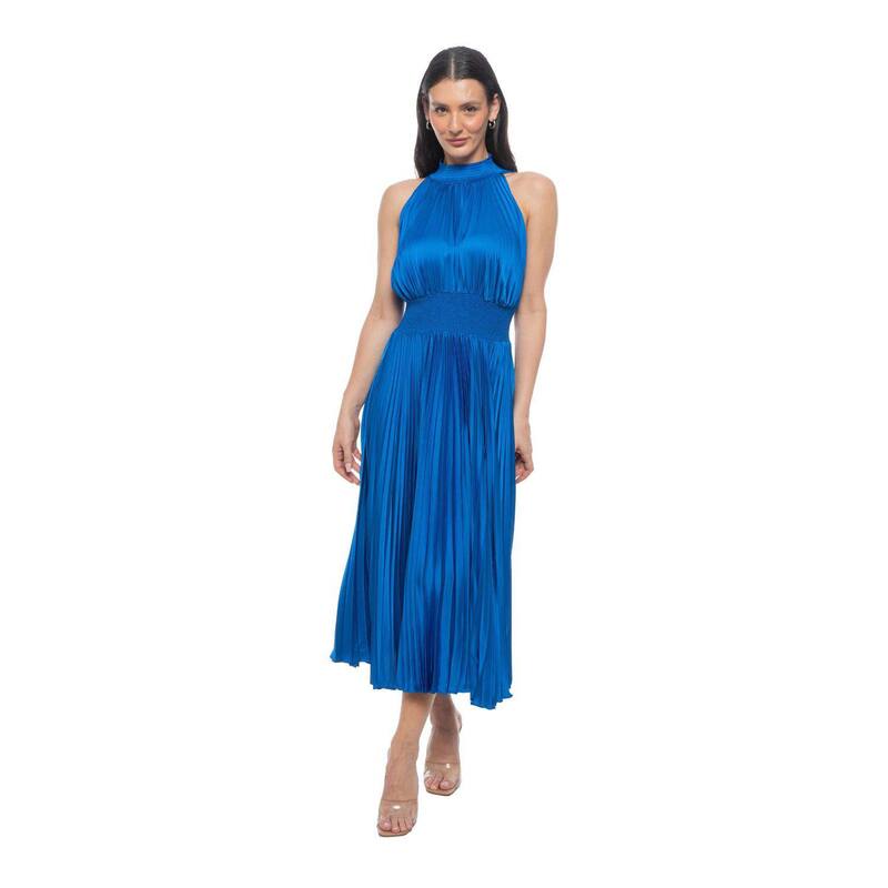マリナ レディース トップス ワンピース プリーツ ノースリーブ Women's Marina Sleeveless Pleatedress Royal