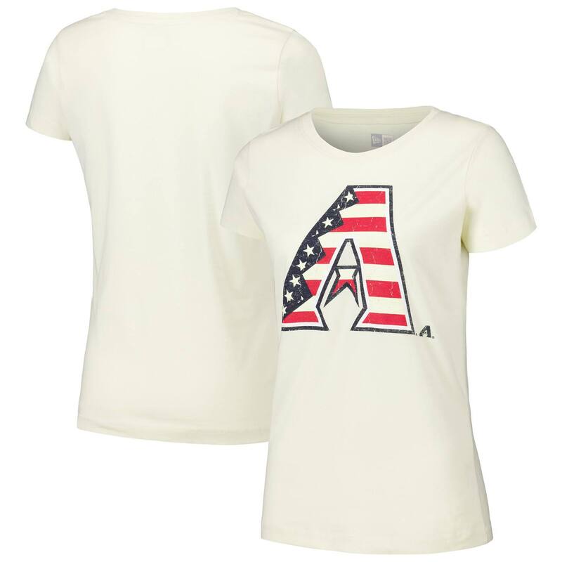 ニューエラ レディース トップス Tシャツ ヴィンテージ Women's New Era Cream Arizona Diamondbacks Vintage T-Shirt Dbk Beige ベージュ