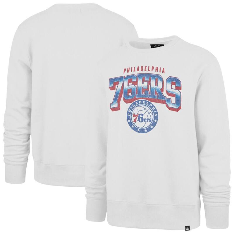 フォーティセブンブランド メンズ トップス Tシャツ スウェットール 47 Brand Men's '47 Cream Philadelphia 76ers Big & Tall Spotlight Headline Pullover Sweatshirt 76r Beige ベージュ