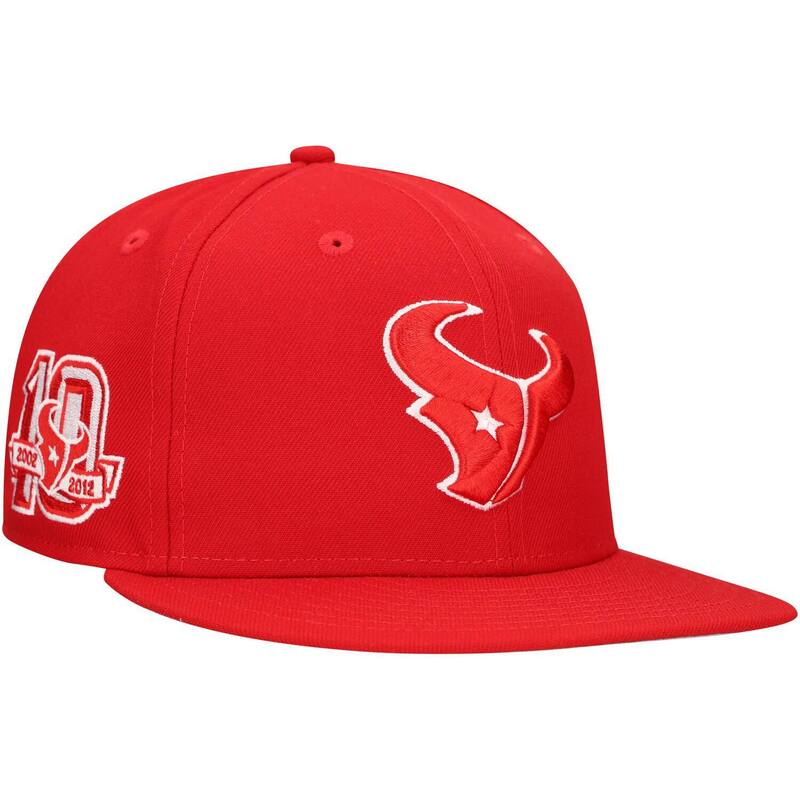 ニューエラ メンズ アクセサリー 帽子 Men's New Era Red Houston Texans Main Patch 59FIFTY Fitted Hatxs Red レッド 9,975円