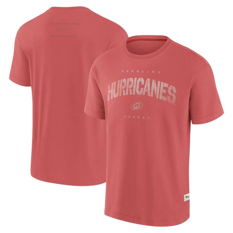 ファナティクス メンズ トップス Tシャツ Men's Fanatics Red Carolina Hurricanes Elements Weathered Tonal Future Ground T-Shirt Hured レッド｜ReVida 店