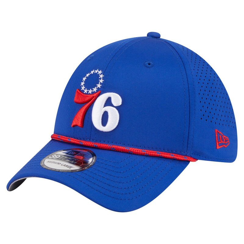 ニューエラ メンズ アクセサリー 帽子 Men's New Era Royal Philadelphia 76ers Featherweight Poly Rope Flex 39Thirty Hat 76r Blue ブルー 8,386円