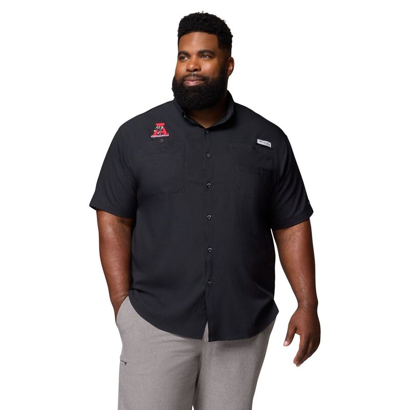 コロンビア メンズ トップス Tシャツ トール ダウン Men's Columbia Black Alabama Crimson Tide Big & Tall Tamiami Omni-Shade Button-Down Shirt Ala Black ブラック