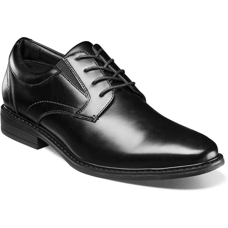 ノンブッシュ メンズ シューズ オックスフォード Nunn Bush Jarvis Men's Plain Toe Oxford Shoes Black ブラック