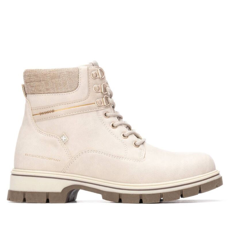 キシタイ レディース シューズ ブーツ・レインブーツ アンクル XTI Women's Ankle Combat Booties 144631 Ice