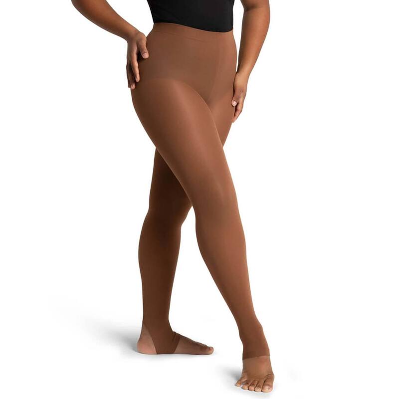 カペジオ レディース アンダーウェア 靴下 ニット Capezio Ultra Soft Self Knit Waistband Stirrup Tight - Adult Maple