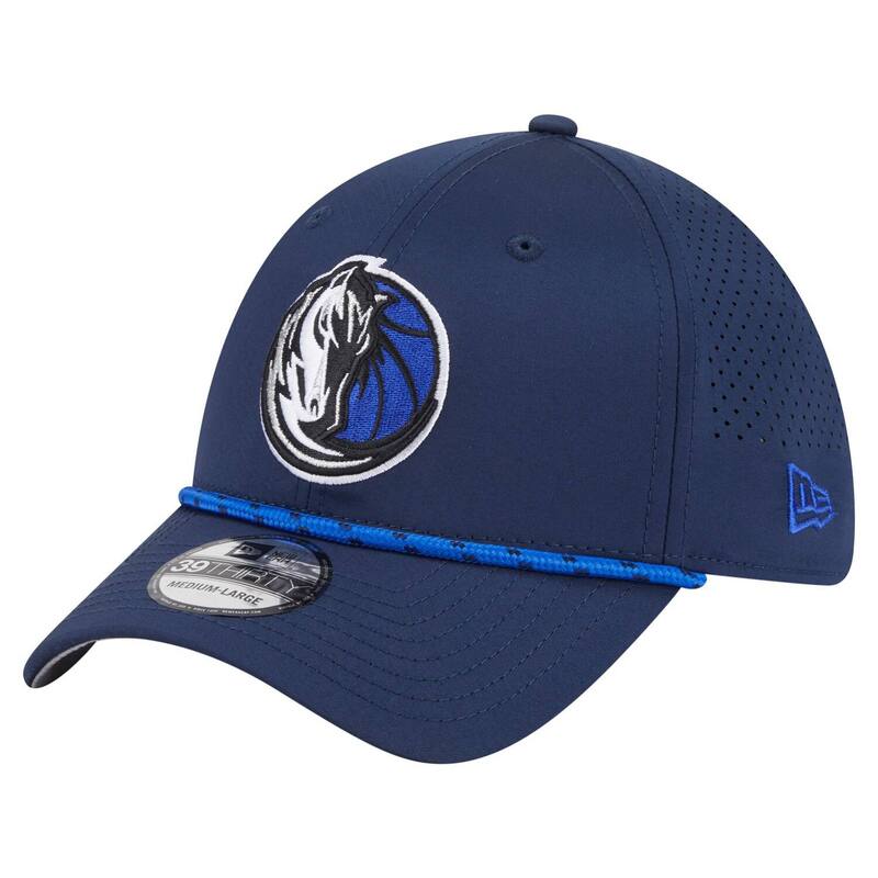 ニューエラ メンズ アクセサリー 帽子 Men's New Era Blue Dallas Mavericks Featherweight Poly Rope Flex 39Thirty Hat Mav Blue ブルー