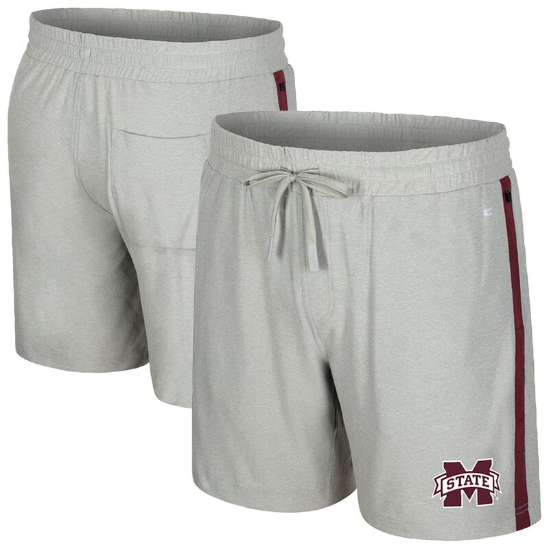 コロシアム メンズ ボトムス ハーフパンツ・ショーツ ショートパンツ Men's Colosseum Gray Mississippi State Bulldogs Mac Shorts Mst Grey グレー