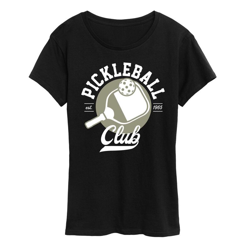 アンブランデッド レディース トップス Tシャツ グラフィック Unbranded Women's Pickleball Club Graphic Tee Black ブラック