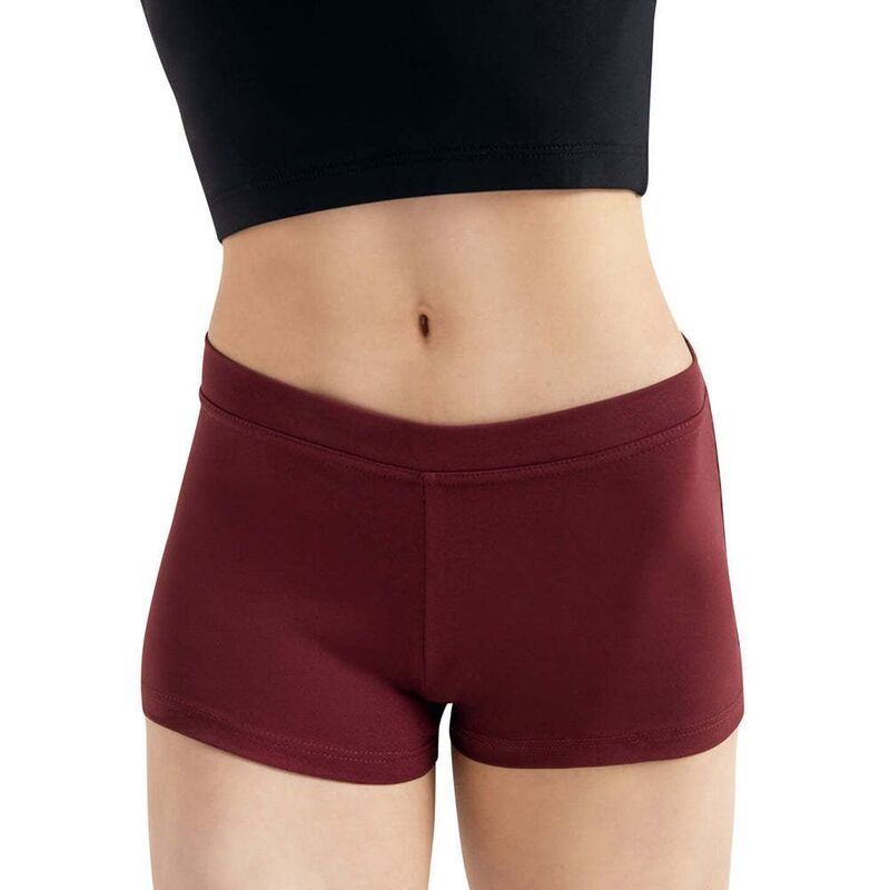 カペジオ レディース ボトムス ハーフパンツ・ショーツ ローライズ ショートパンツ Capezio Boy Cut Low Rise Shorts Maroon マルーン