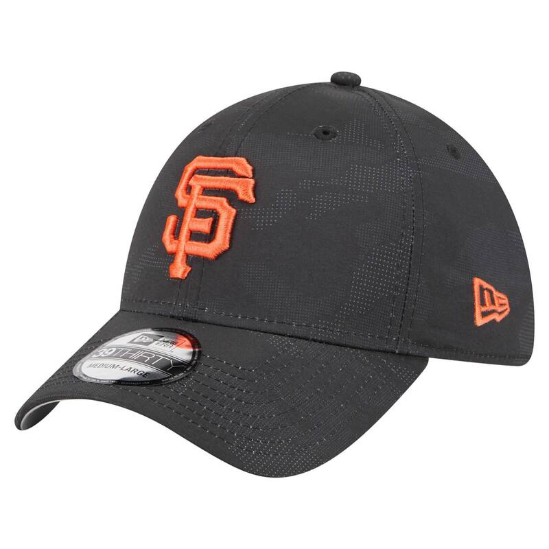 ニューエラ メンズ アクセサリー 帽子 Men's New Era Black San Francisco Giants Tonal Camo 39THIRTY Flex Hat Gnt Black ブラック
