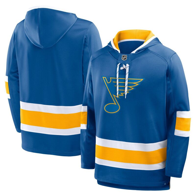 ファナティクス メンズ トップス Tシャツ フリース パーカー Men's Fanatics Blue St. Louis Blues Prime Time Fleece Hoodie Blue ブルー｜ReVida 店 22,484円