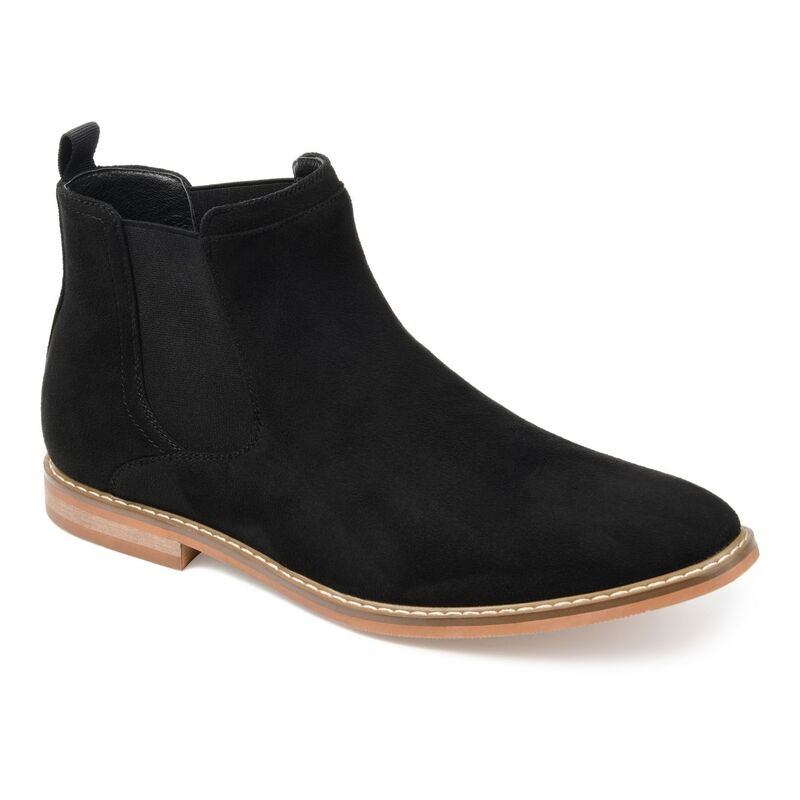 バンス メンズ シューズ ブーツ・レインブーツ チェルシーブーツ チェルシー Vance Co. Marshall Men's Chelsea Boots Black ブラック|ReVida 店