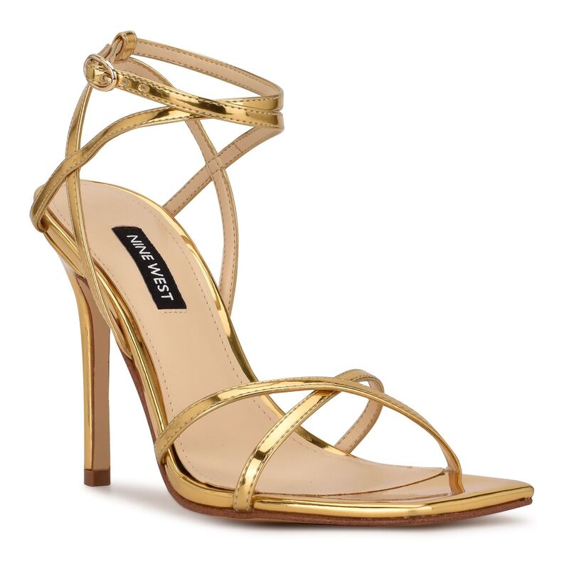 ナインウェスト レディース シューズ パンプス サンダル ヒール Nine Westidle Women's Higheel Sandals Bronze