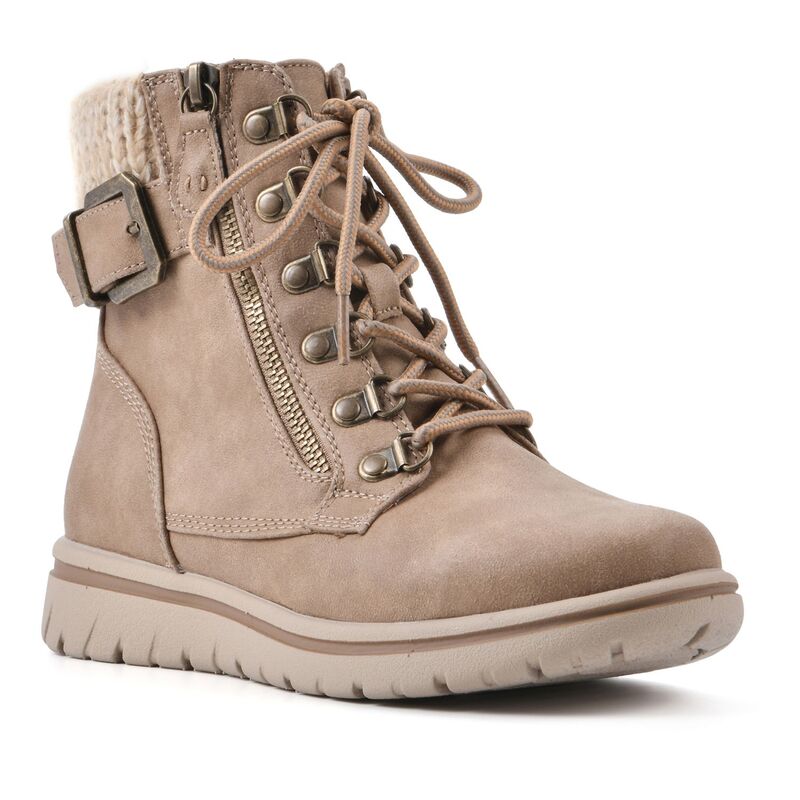クリフバイホワイトマウンテン レディース シューズ ブーツ・レインブーツ Cliffs by White Mountain Hearty Women's Combat Boots Natural ホワイト