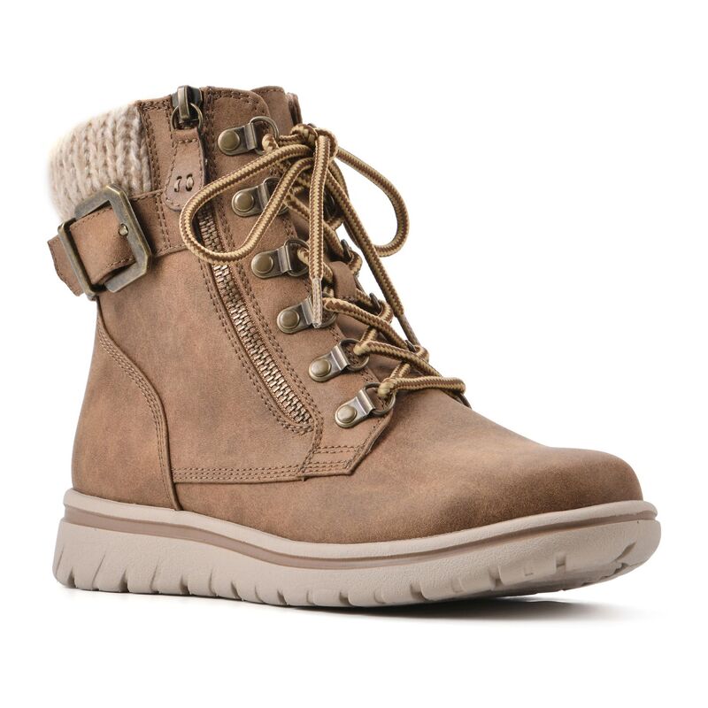 クリフバイホワイトマウンテン レディース シューズ ブーツ・レインブーツ Cliffs by White Mountain Hearty Women's Combat Boots Tan タン