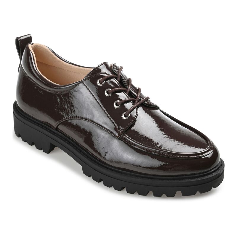 ジュルネ コレクション レディース シューズ オックスフォード Journee Collection Women's Tru Comfort Foam Zina Oxford Shoes Brown ブラウン｜ReVida 店