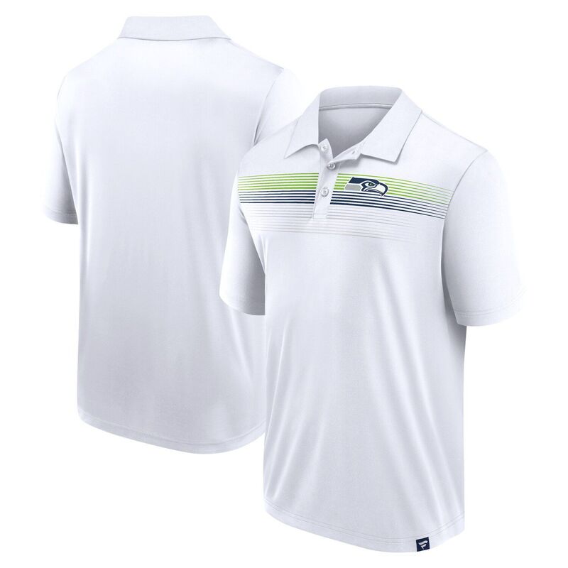 ファナティクス メンズ トップス Tシャツ ポロシャツ トール Men's Fanatics White Seattle Seahawks Big & Tall Sublimated Polo Sea White ホワイト 13,121円