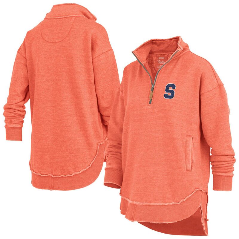 プレスボックス レディース トップス Tシャツ スウェット Women's Pressbox Orange Syracuse Orange Northfork Sojourn Poncho Quarter-Zip Sweatshirt Syr Orange オレンジ 21,980円