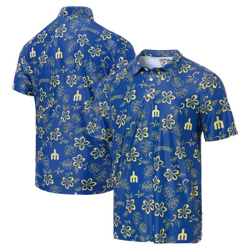 レインスプーナー メンズ トップス Tシャツ ポロシャツ Men's Reyn Spooneroyal Seattle Mariners Cooperstown Collection Performance Polo Mns Blue ブルー