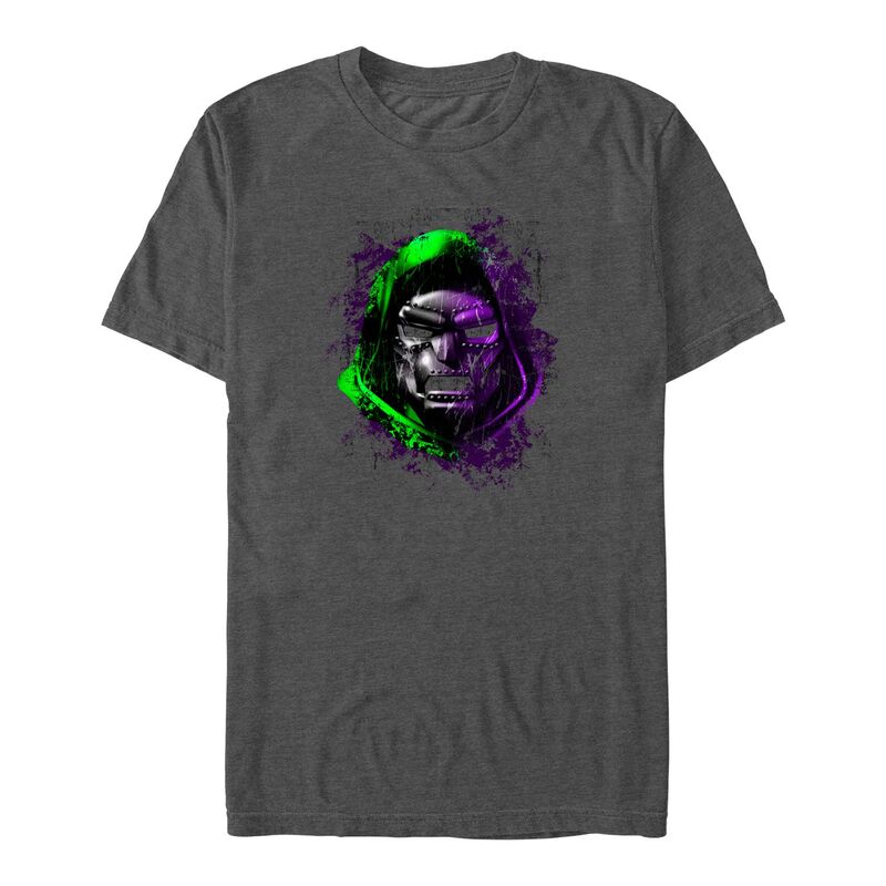 マーベル メンズ トップス Tシャツ トール グラフィック Big & Tall Marvel Fantastic Four Dr. Doom Glow Graphic Tee Charcoal Heather チャコール 6,530円