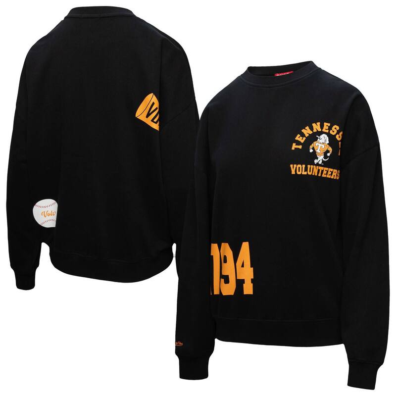 ミッチェル&ネス レディース トップス Tシャツ スウェット Women's Mitchell & Ness Black Tennessee Volunteers Multi-Hit Sweatshirten Black ブラック 21,980円