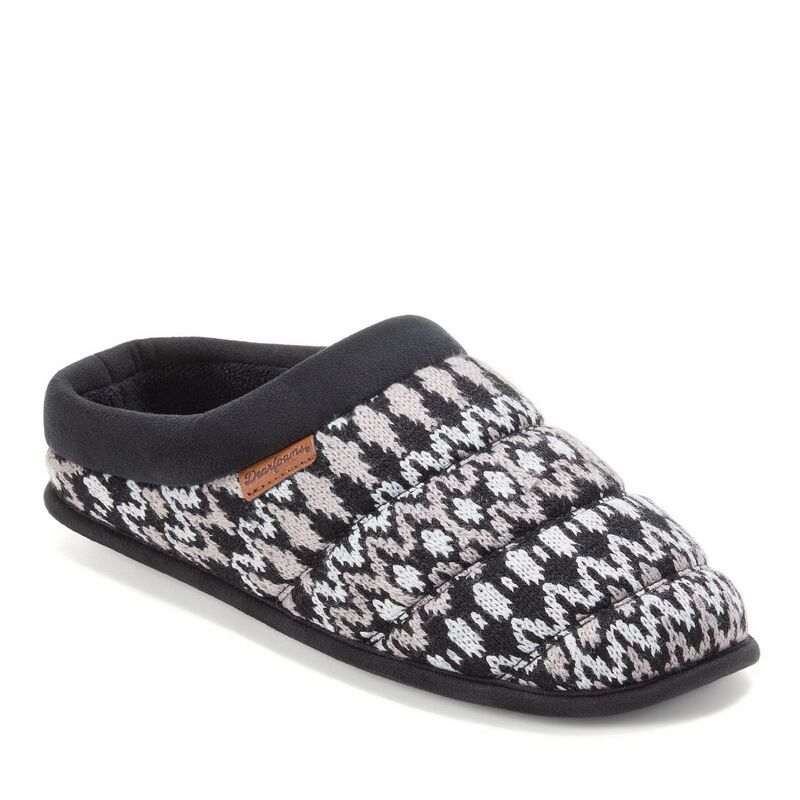 ディアフォームズ メンズ シューズ サンダル Dearfoams Asher Men's Clog Slippers Black Combo ブラック