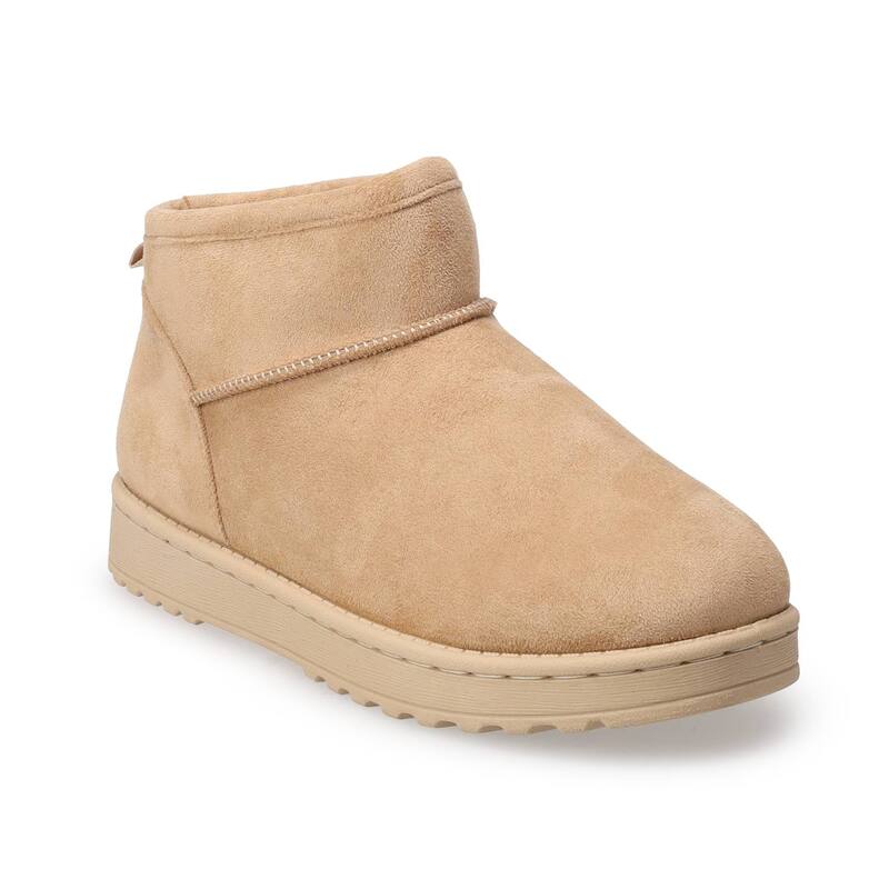 エスオー レディース シューズ ブーツ・レインブーツ ミニ SO Lupita Women's Cozy Mini Boots Tan タン