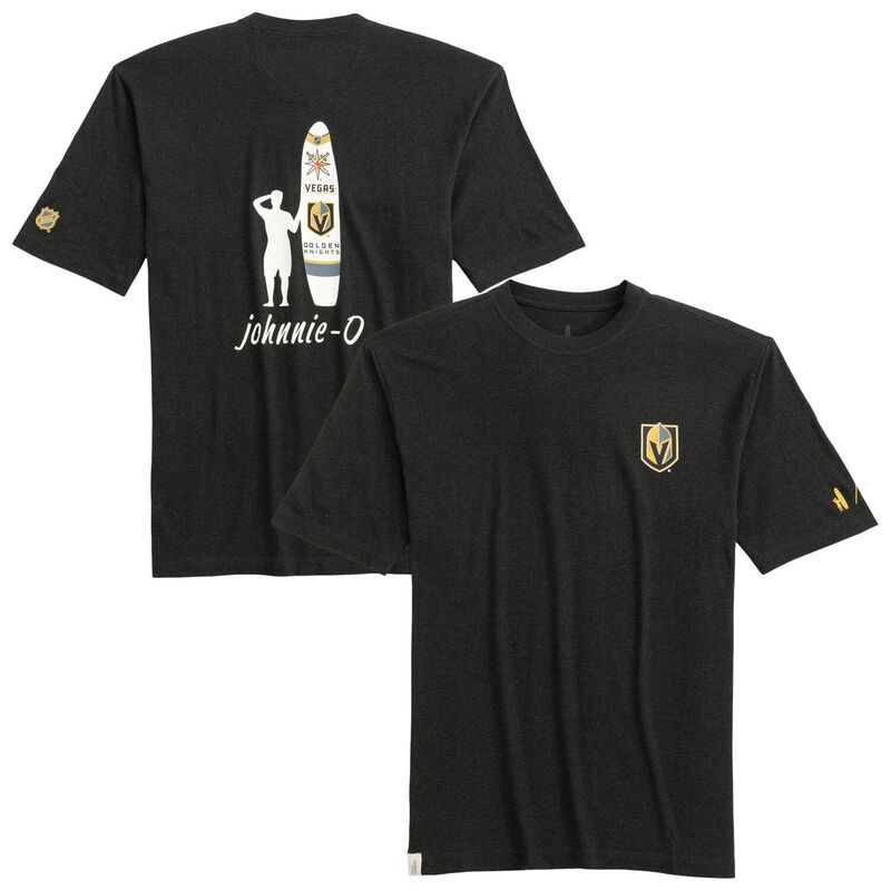 ジョニー オー メンズ トップス Tシャツ Men johnnie-O Charcoal Vegas Golden Knights Heathered Spencer T-Shirt Lvk Charco チャコール