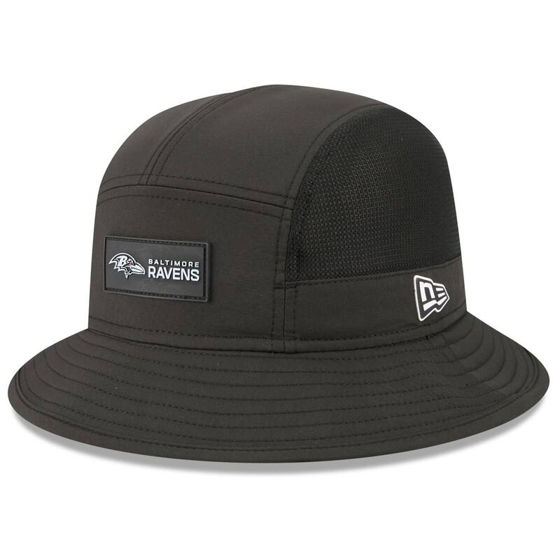 ニューエラ メンズ アクセサリー 帽子 Men's New Era Black Baltimore Ravens 2025 Sideline Bucket Hat Rav Black ブラック