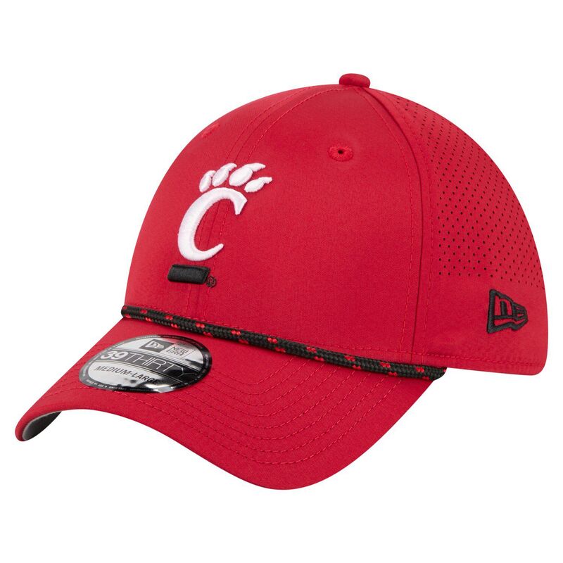 ニューエラ メンズ アクセサリー 帽子 Men's New Era Red Cincinnati Bearcats Rope 39THIRTY Flex Hat Cin Red レッド